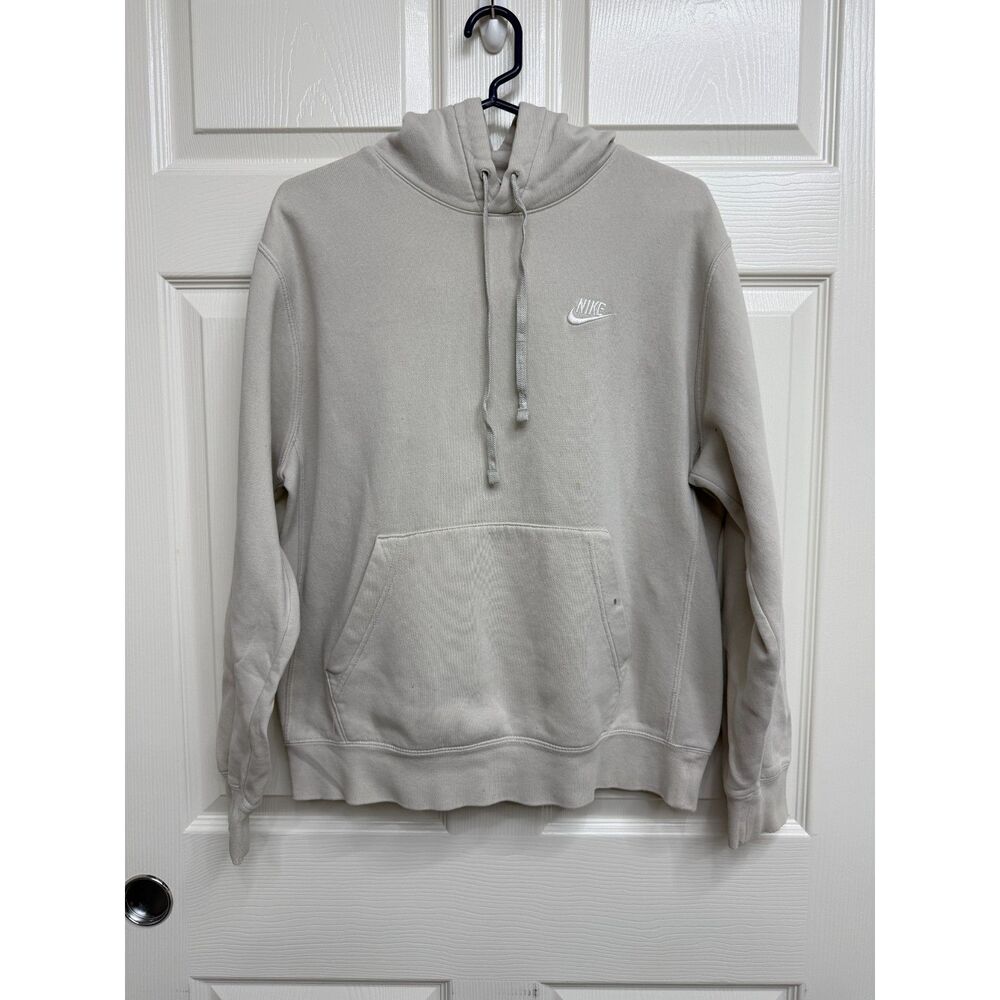 Mens Nike Air Cream Hoodie Sweatshirt - Size Medium